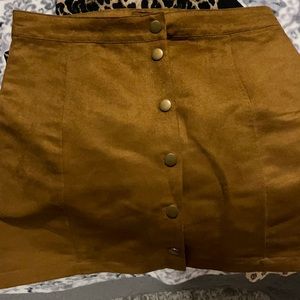 Corduroy size 8 tan skirt